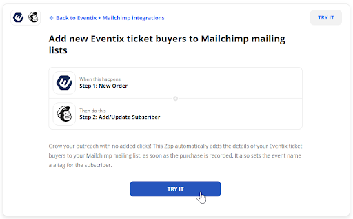 mailchimp zapier marketing automatisering
